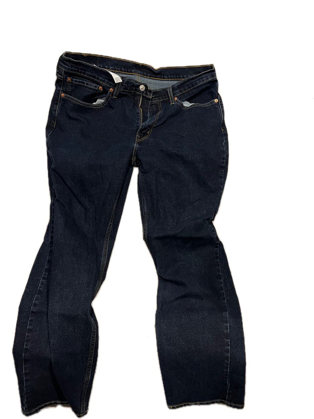 Levis 514 Men's Blue Jeans Slim Straight Size 36x32